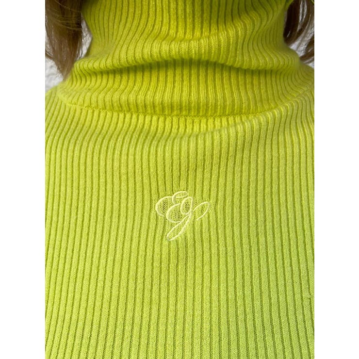 EG刺繍ハイネックニットトップス | EGOIST | 詳細画像12 