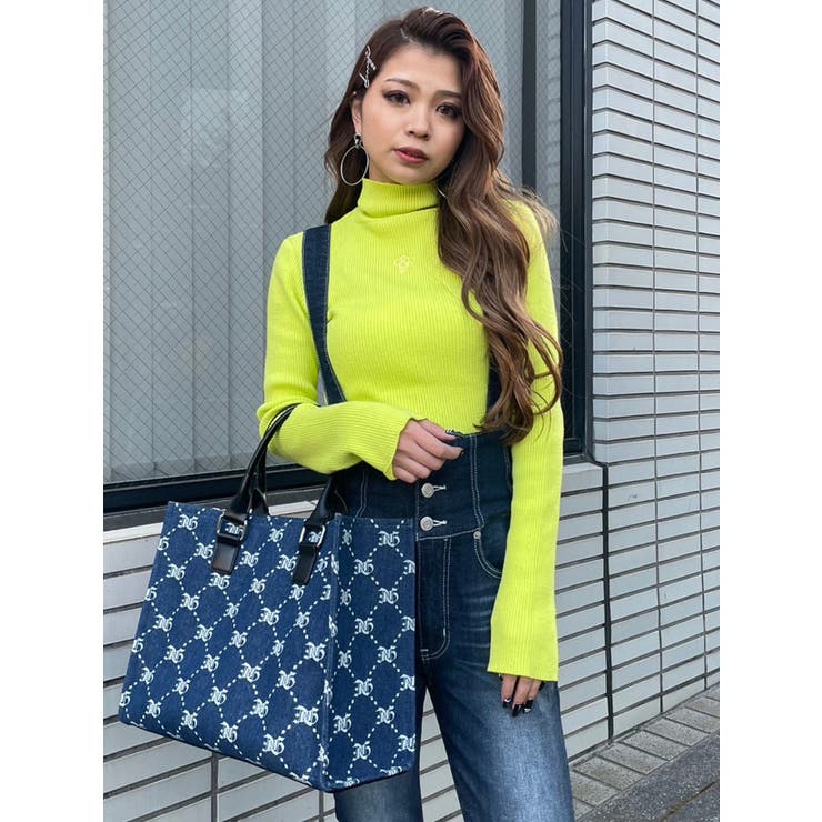 EG刺繍ハイネックニットトップス | EGOIST | 詳細画像32 