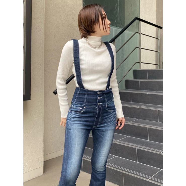 EG刺繍ハイネックニットトップス | EGOIST | 詳細画像37 