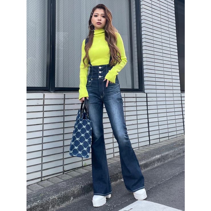 サス付ハイウエストフレアデニムパンツ | EGOIST | 詳細画像29 