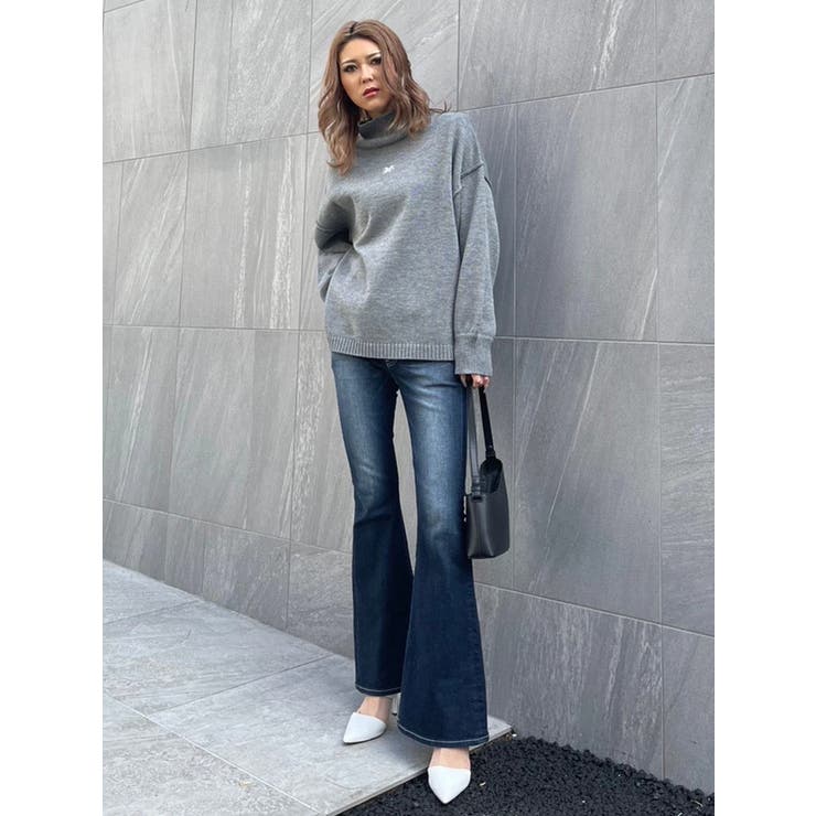 サス付ハイウエストフレアデニムパンツ | EGOIST | 詳細画像37 