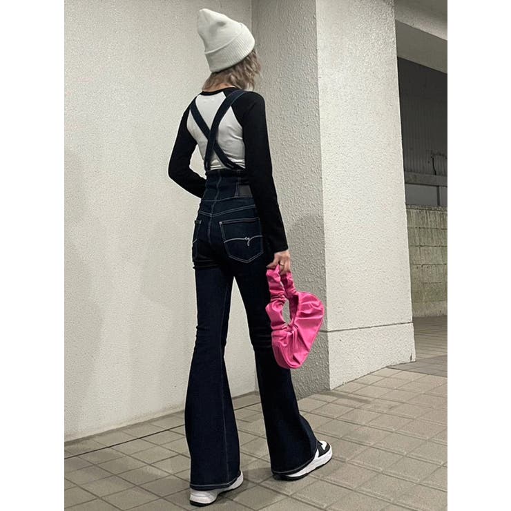 サス付ハイウエストフレアデニムパンツ | EGOIST | 詳細画像39 