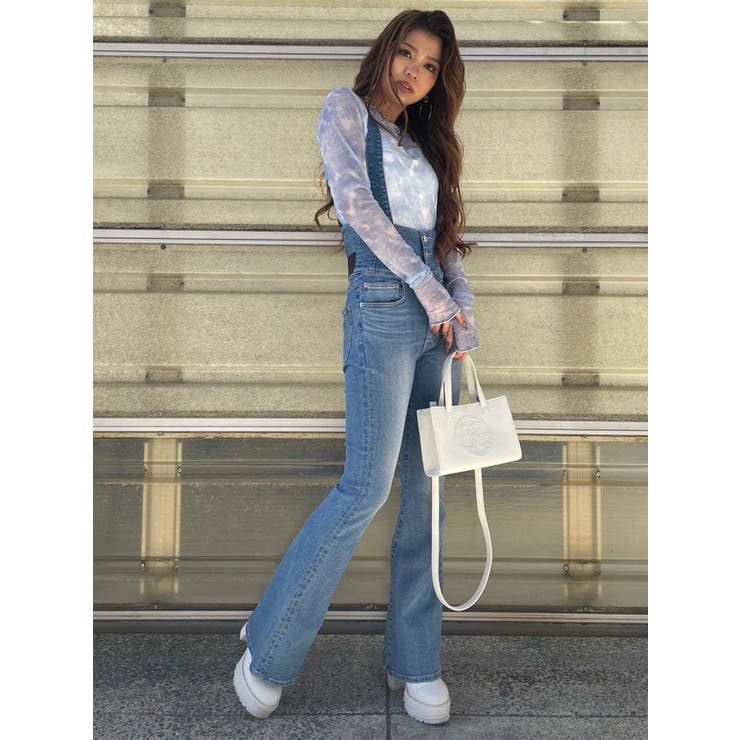 サス付ハイウエストフレアデニムパンツ | EGOIST | 詳細画像46 