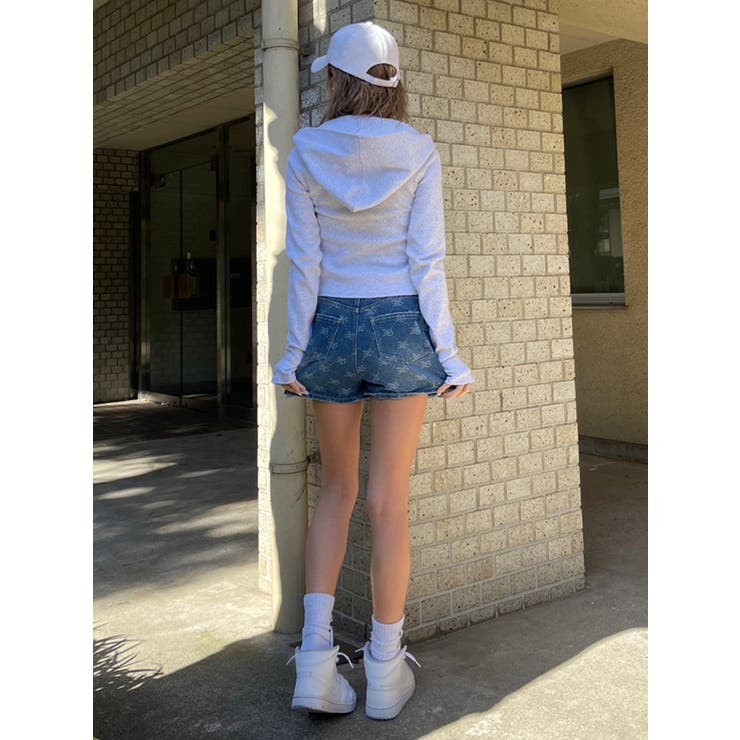 EGモノグラム柄デニムショートパンツ | EGOIST | 詳細画像21 