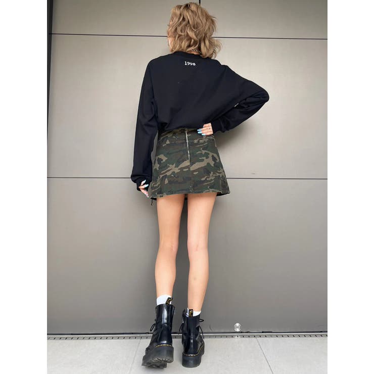 擦れロゴプリントユニセックスロンT | EGOIST | 詳細画像25 