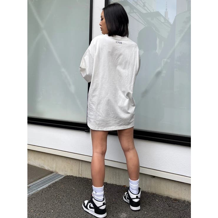 擦れロゴプリントユニセックスロンT | EGOIST | 詳細画像29 