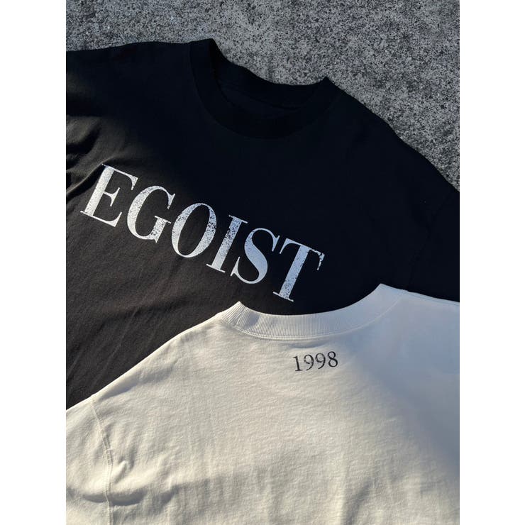 擦れロゴプリントユニセックスロンT | EGOIST | 詳細画像34 