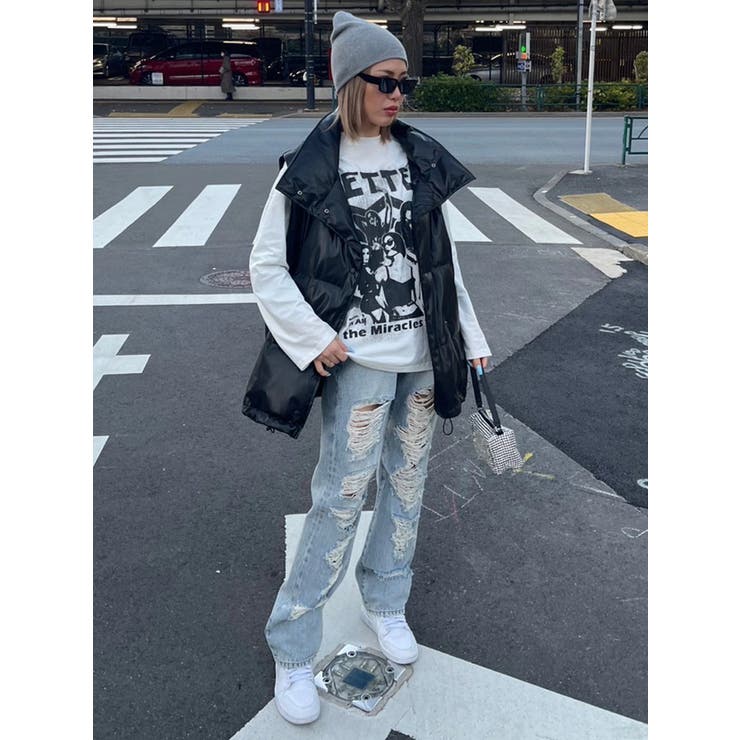 EGストレートダメージデニムパンツ | EGOIST | 詳細画像29 