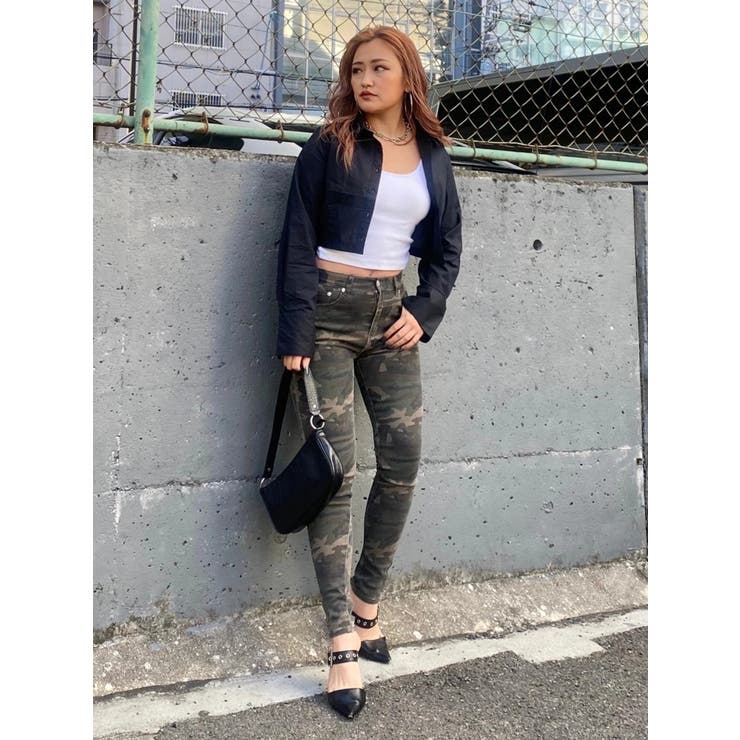 カモフラ柄スキニーパンツ | EGOIST | 詳細画像33 