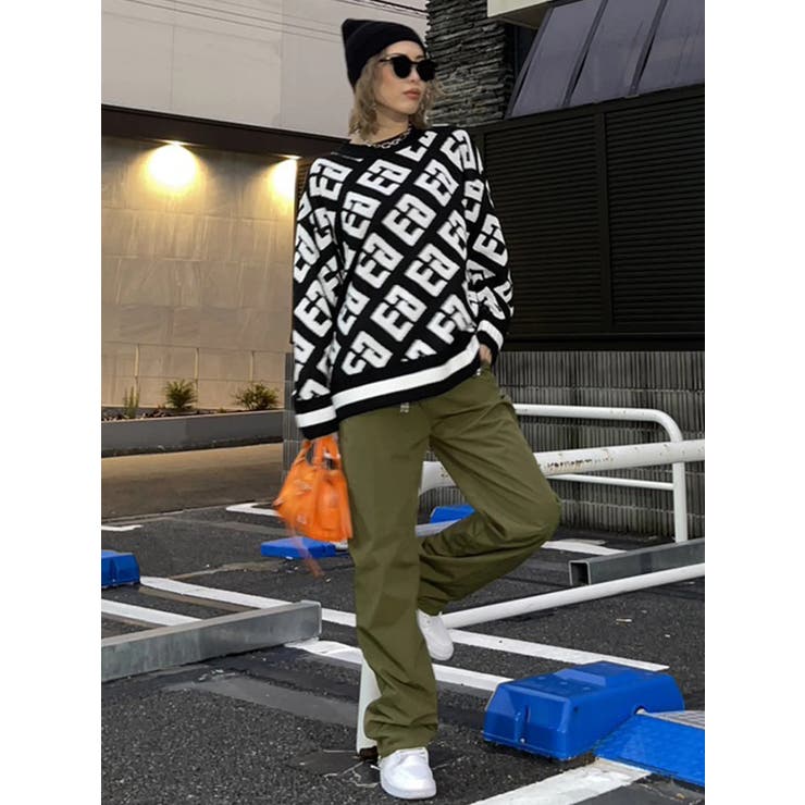 総ロゴラインニットトップス | EGOIST | 詳細画像27 