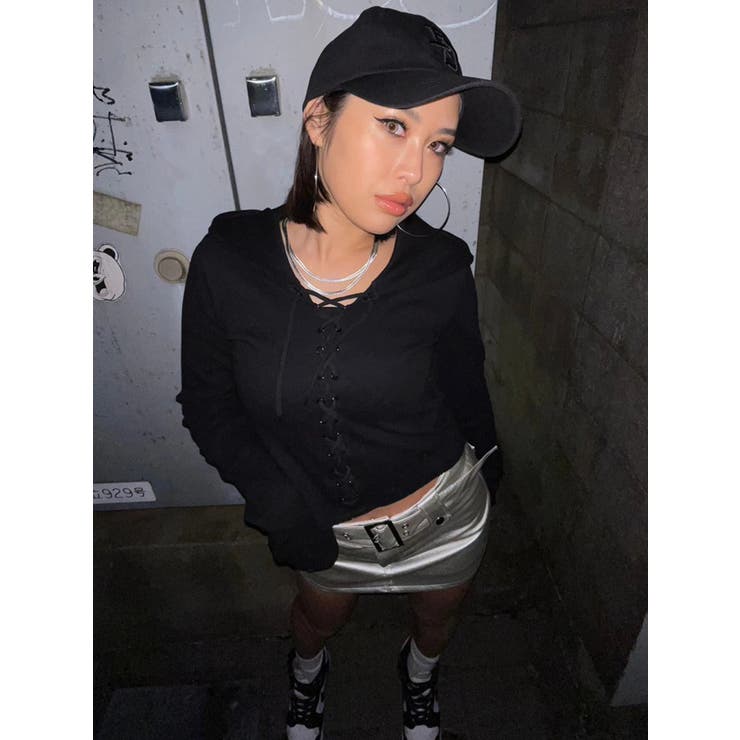 レースアップフードトップス | EGOIST | 詳細画像21 