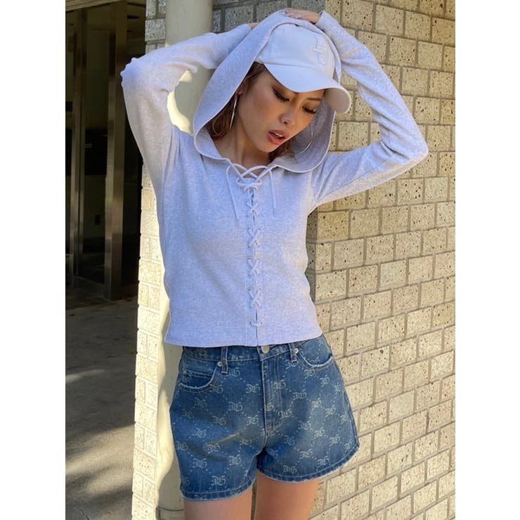 レースアップフードトップス | EGOIST | 詳細画像36 