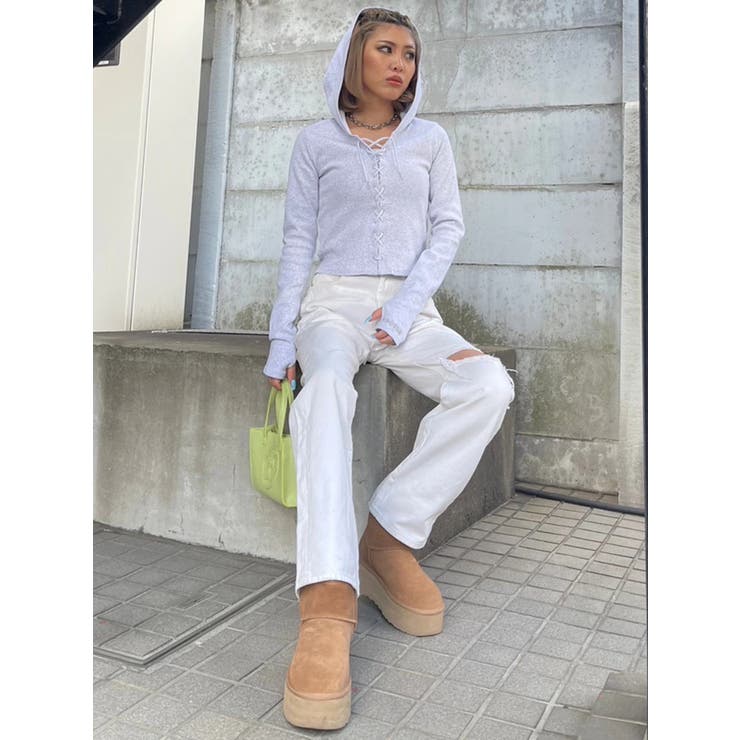 レースアップフードトップス | EGOIST | 詳細画像41 