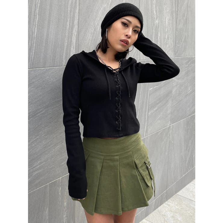 レースアップフードトップス | EGOIST | 詳細画像42 