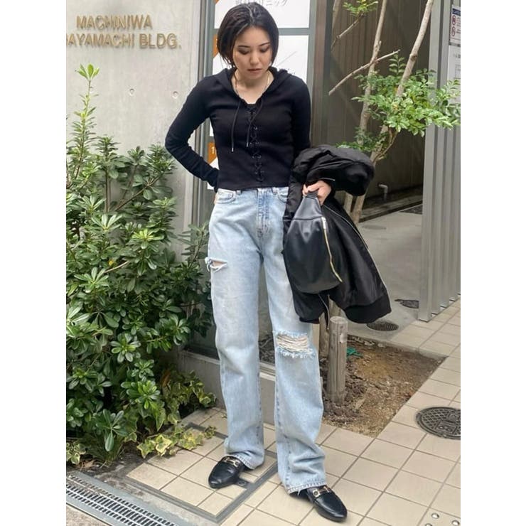 レースアップフードトップス | EGOIST | 詳細画像51 