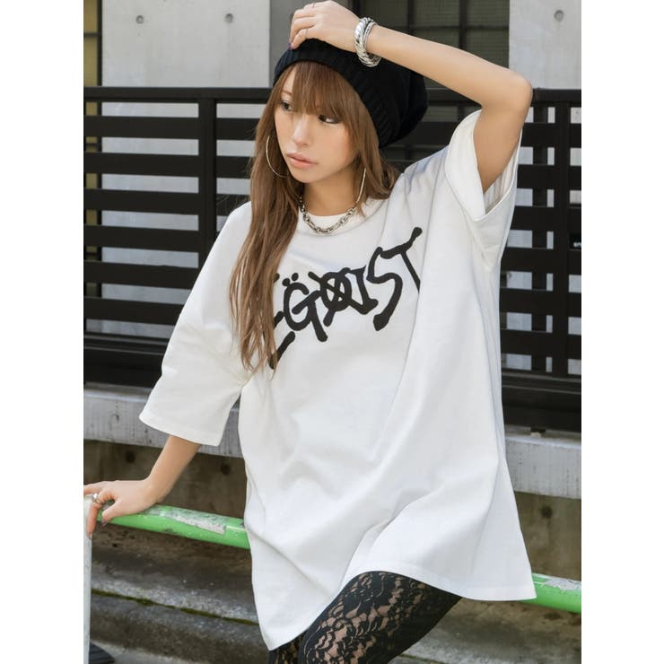 スプレープリントユニセックスTシャツ[品番：EO000006092]｜EGOIST