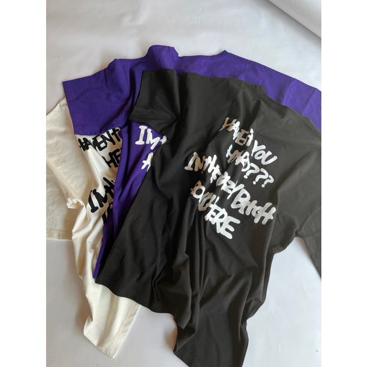 スプレープリントユニセックスTシャツ[品番：EO000006092]｜EGOIST（エゴイスト）のレディースファッション通販｜SHOPLIST（ショップリスト）