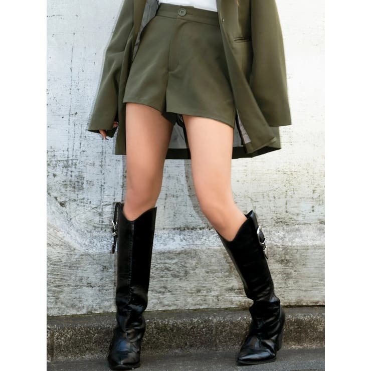 バックダーツシンプルショートパンツ[品番：EO000006078