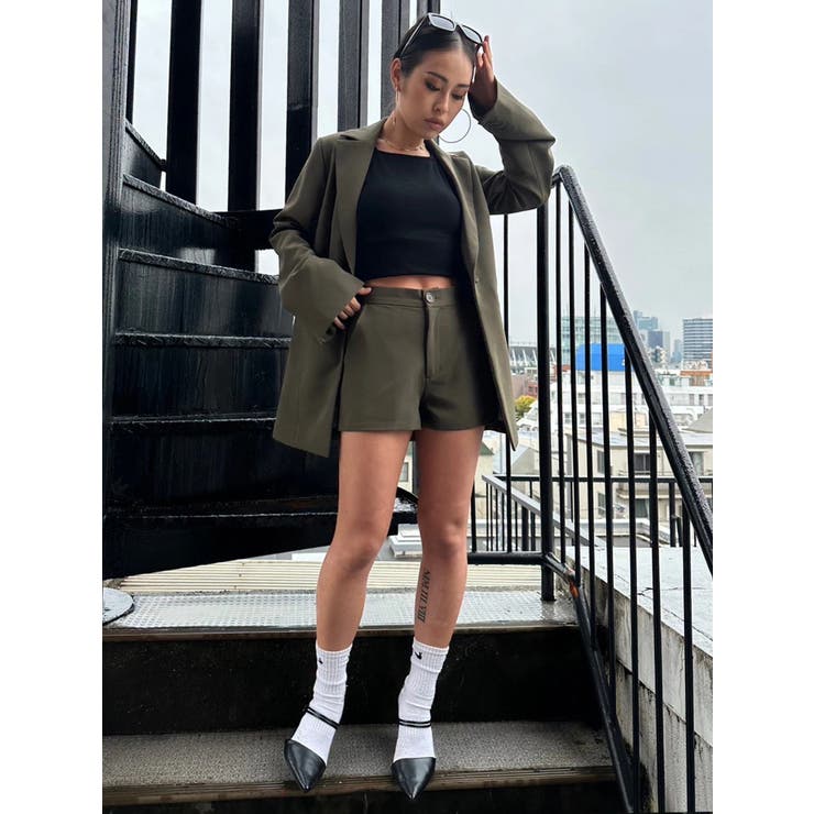 バックダーツシンプルショートパンツ | EGOIST | 詳細画像31 