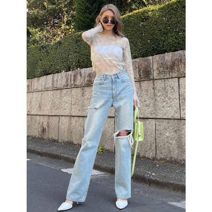 シアー長袖トップス | EGOIST | 詳細画像24 