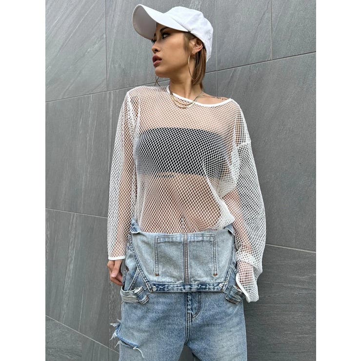 メッシュ長袖トップス[品番：EO000006094]｜EGOIST（エゴイスト