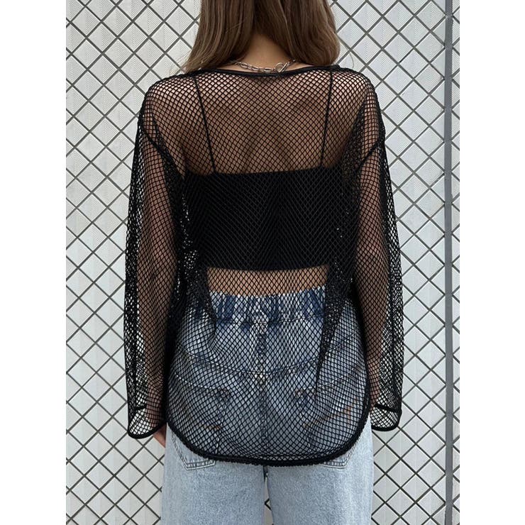 メッシュ長袖トップス | EGOIST | 詳細画像4 