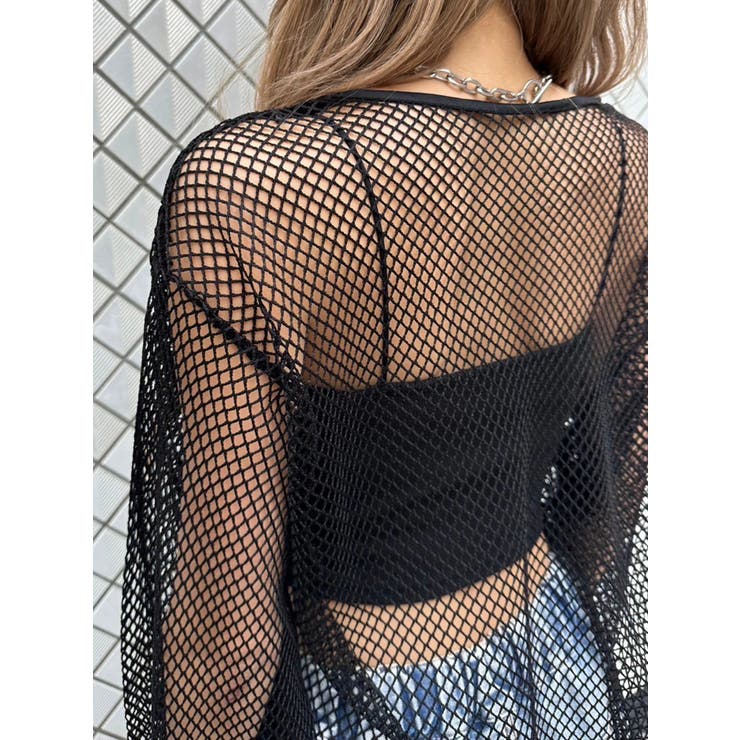 メッシュ長袖トップス | EGOIST | 詳細画像7 