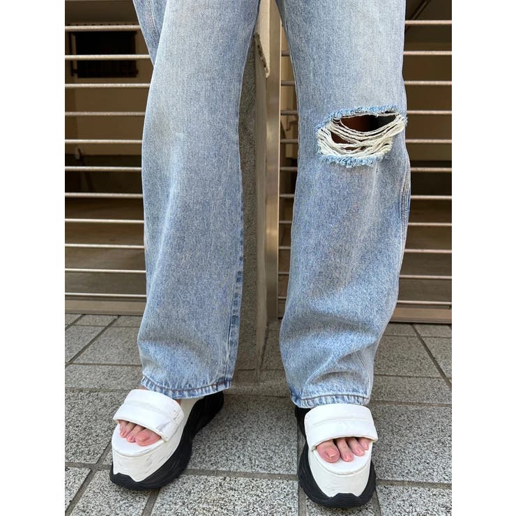 EGストレートデニムオーバーオール | EGOIST | 詳細画像7 