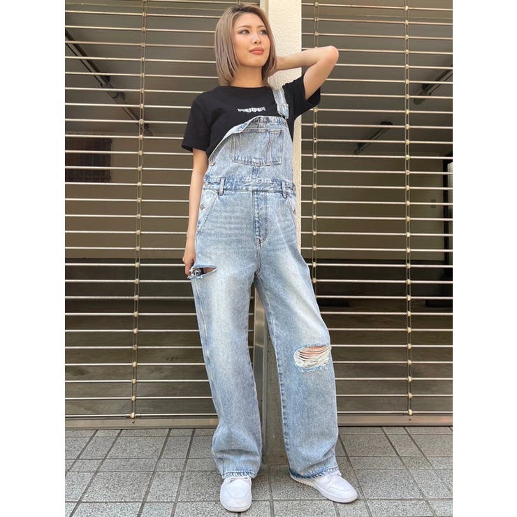 EGストレートデニムオーバーオール | EGOIST | 詳細画像14 