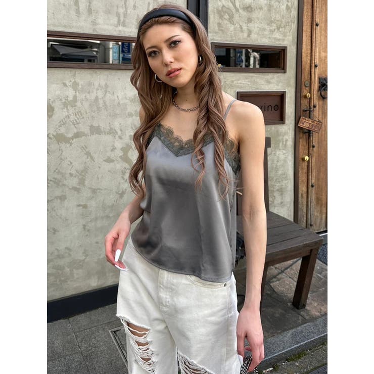 Women Y2k Lace Floral Top Sexy Deep V Neck See Through Long