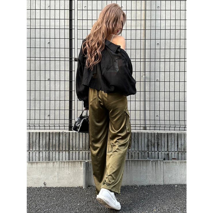 カーゴポケット2WAYサテンパンツ | EGOIST | 詳細画像19 