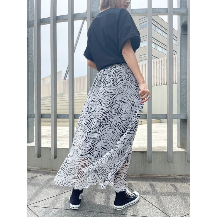 BROWN】アニマル柄シフォンロングスカート[品番：EO000006126]｜EGOIST（エゴイスト ）のレディースファッション通販｜SHOPLIST（ショップリスト）