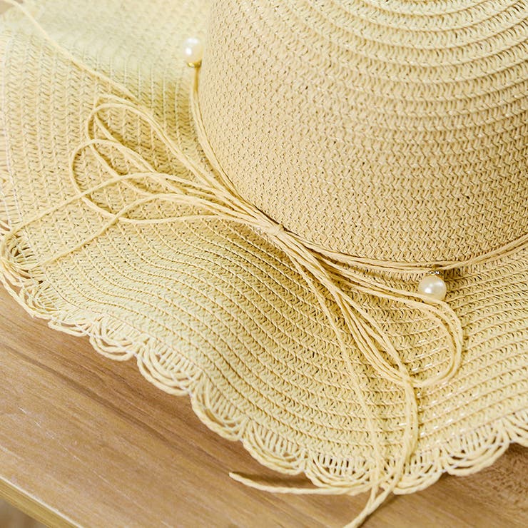 ストローハット レディース 麦わら帽子 | elamour | 詳細画像7 