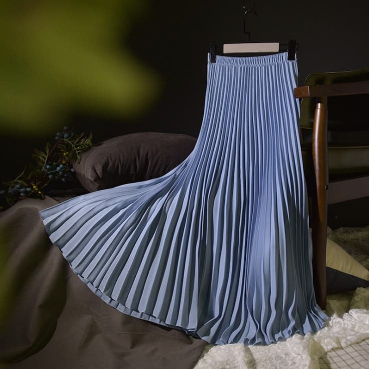 人気のフレアーロングスカート  ソリッドカラー レディース 全8色 | elamour | 詳細画像2 