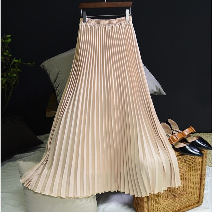 人気のフレアーロングスカート  ソリッドカラー レディース 全8色 | elamour | 詳細画像3 