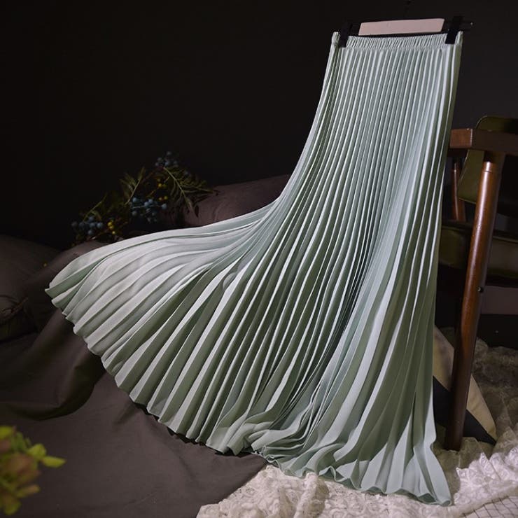 人気のフレアーロングスカート  ソリッドカラー レディース 全8色 | elamour | 詳細画像5 