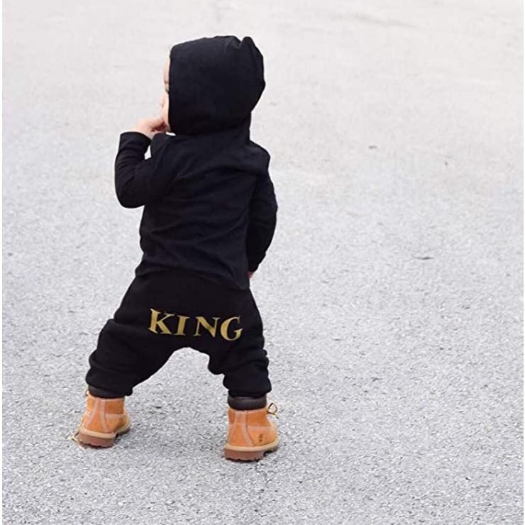 オシャレでカッコいいセットアップ Kingロゴ 子供 服 品番 Elae Elamour エルアムール のレディースファッション通販 Shoplist ショップリスト