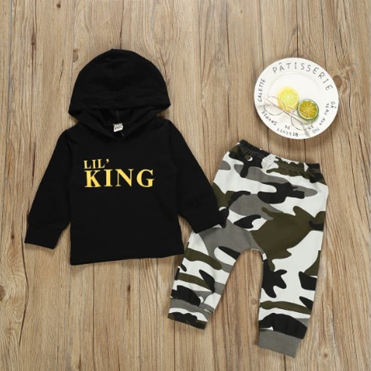 オシャレでカッコいいセットアップ Kingロゴ 子供服 品番 Elae Elamour エルアムール のレディースファッション通販 Shoplist ショップリスト