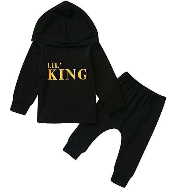 オシャレでカッコいいセットアップ Kingロゴ 子供服 品番 Elae Elamour エルアムール のレディースファッション通販 Shoplist ショップリスト