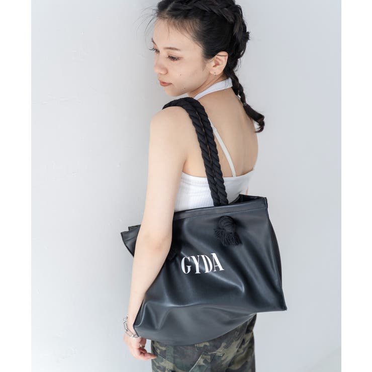 GYDA(ジェイダ)ショッパー風フェイクレザートート GY-B192 | ELGAES | 詳細画像3 