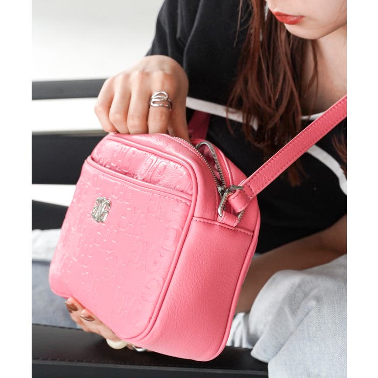 GYDA(ジェイダ)スクエアショルダーバッグ GY-B215[品番：EGLB0000168 GYDAミニショルダーBAG ピンク