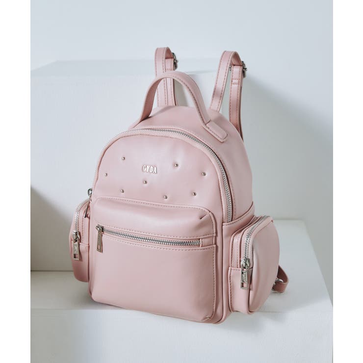 ピンク | GYDA(ジェイダ)サイドポケットミニリュック GY-B235 | ELGAES
