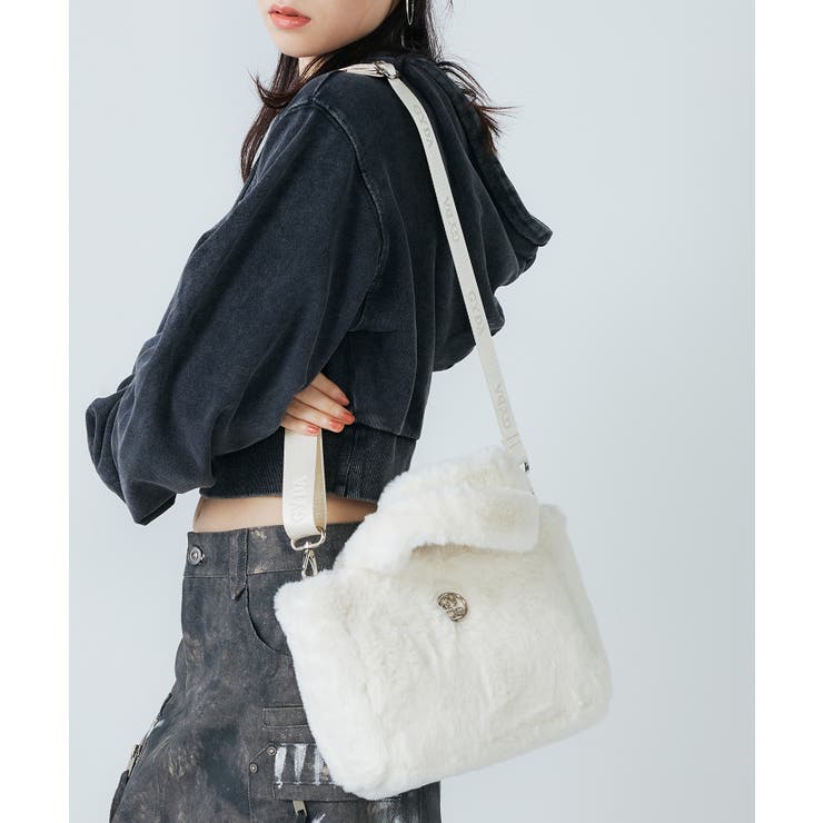 GYDA(ジェイダ)2WAYフェイクファーバッグ GY-B381[品番：EGLB0000267