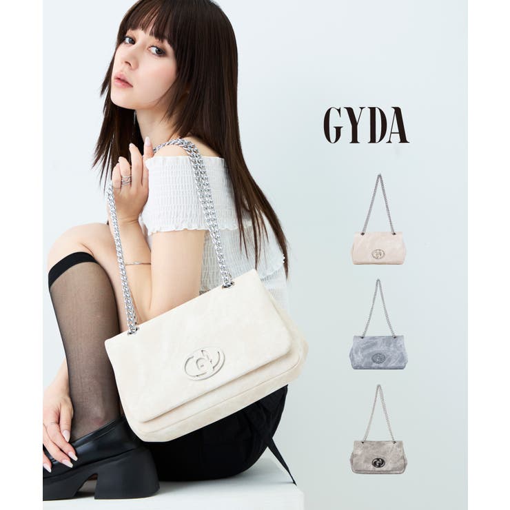 GYDA(ジェイダ)チェーンショルダーバッグ GY-B427 ビッグメタル | ELGAES | 詳細画像1 