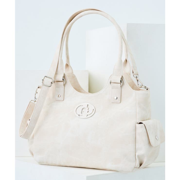 アイボリー | GYDA(ジェイダ)2WAYトートバッグ ショルダーバッグ GY | ELGAES