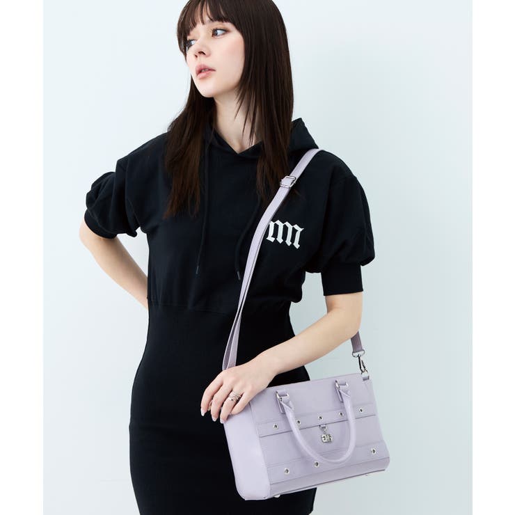 GYDA(ジェイダ)2WAYハンドバッグ ショルダーバッグ GY | ELGAES | 詳細画像5 