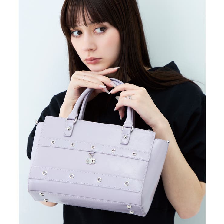 パープル | GYDA(ジェイダ)2WAYハンドバッグ ショルダーバッグ GY | ELGAES