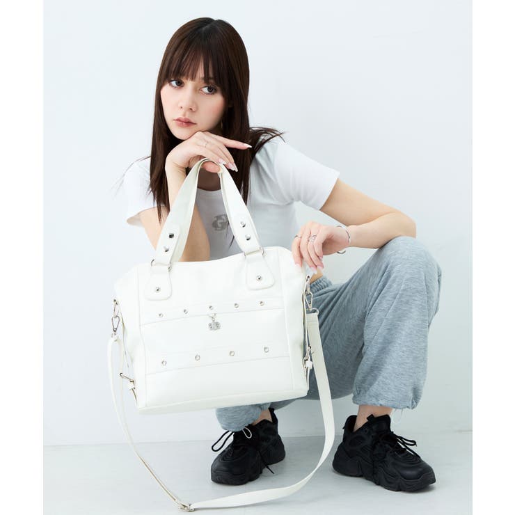 GYDA(ジェイダ)2WAYトートバッグ ショルダーバッグ GY | ELGAES | 詳細画像3 