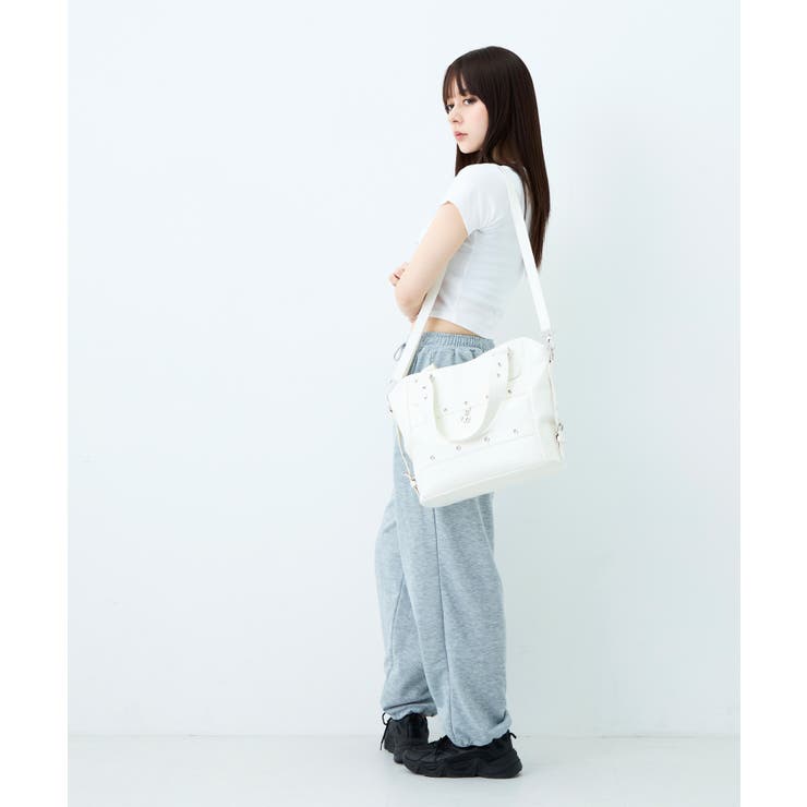 GYDA(ジェイダ)2WAYトートバッグ ショルダーバッグ GY | ELGAES | 詳細画像5 