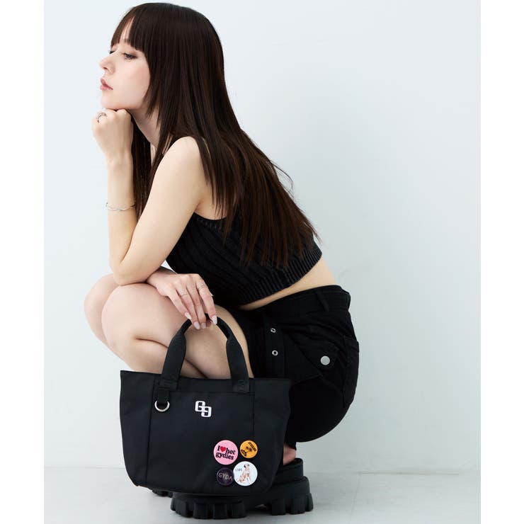 GYDA(ジェイダ)2WAYミニトートバッグ ショルダーバッグ 缶バッジ付き | ELGAES | 詳細画像7 
